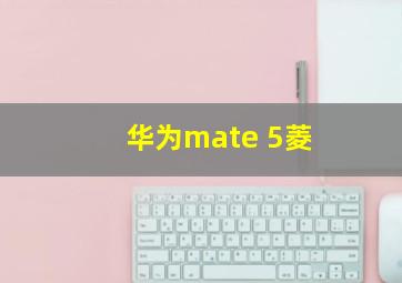 华为mate 5菱